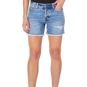 EARNEST SEWN WOMENS NEW JEAN DENIM SHORTS MID RISE 5โ 32